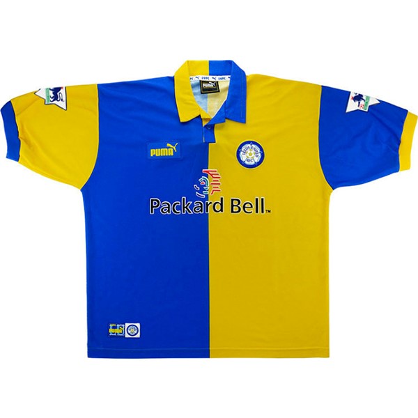 Maillot Football Leeds United Domicile Retro 1998 1999 Jaune